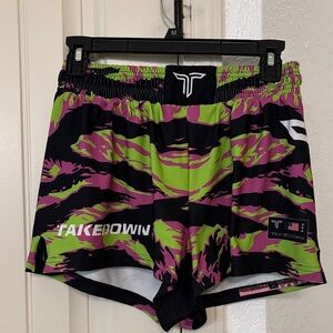 Takedown Camo Athletic Shorts Wrestling MMA Training Medium USA